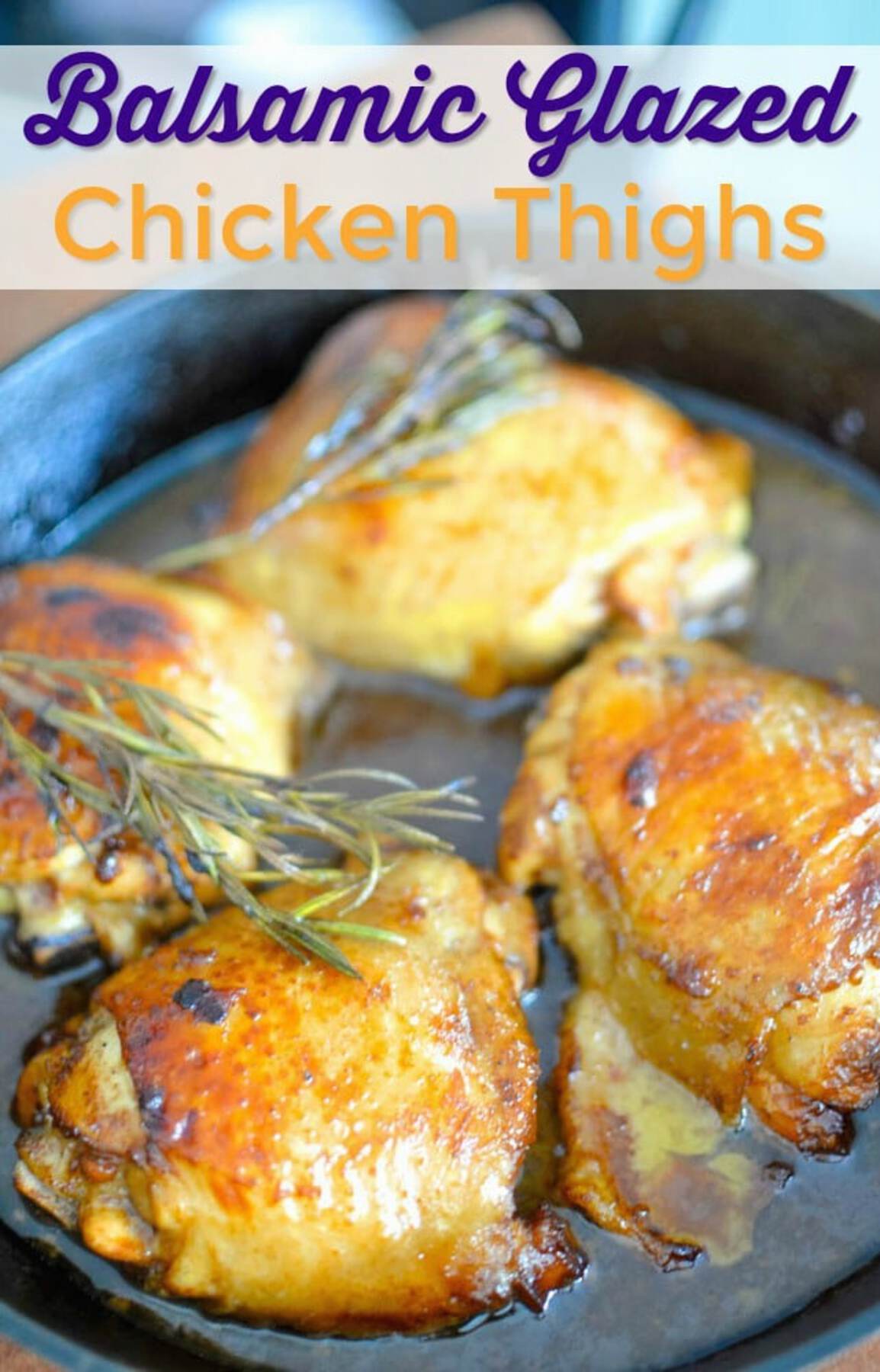 Balsamic-Glazed Chicken Thighs Recipe
