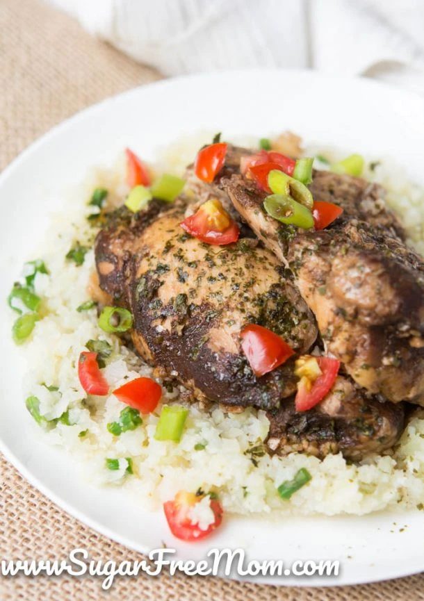 Balsamic Keto Crock Pot Chicken Thighs