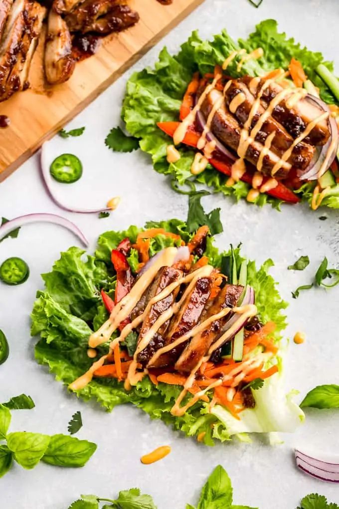 Banh-Mi Lettuce Wraps