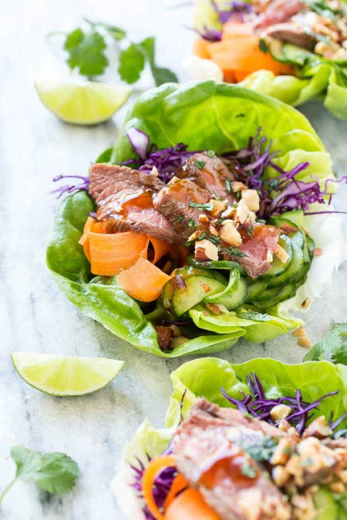 Beef Lettuce Wraps