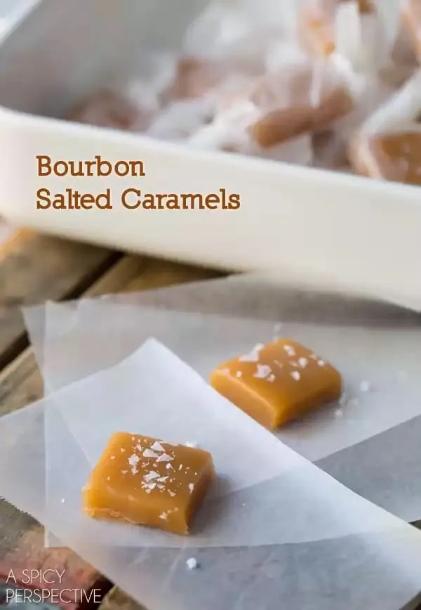 Bourbon Salted Caramel Candy