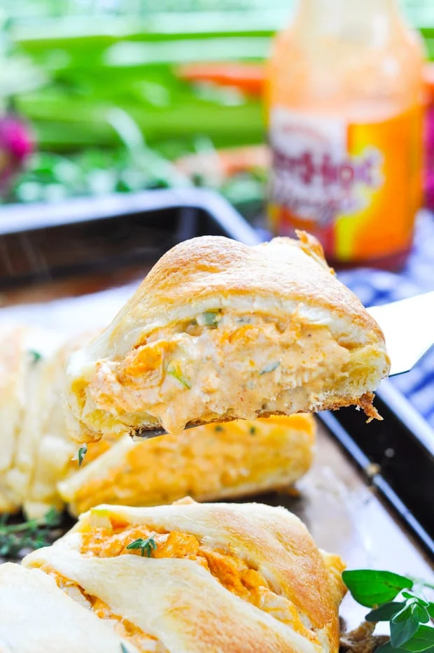 Buffalo Chicken Dip Crescent Ring