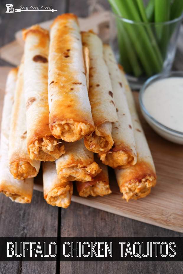 Buffalo Chicken Taquitos