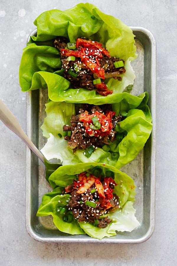 Bulgogi Lettuce Wraps