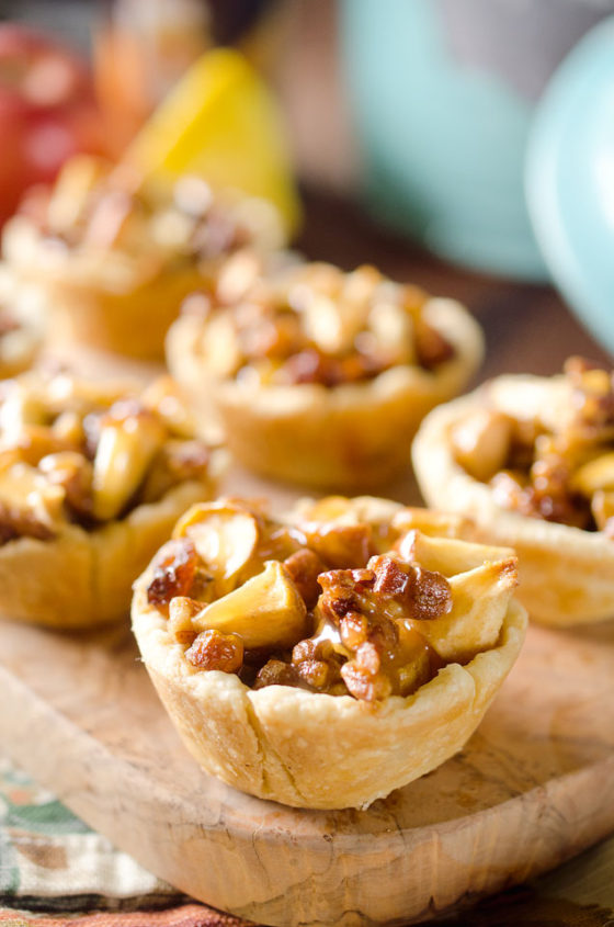 Caramel Apple Mini Pie Cups