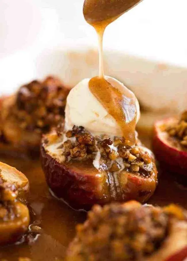 Caramel Self Saucing Baked Apples