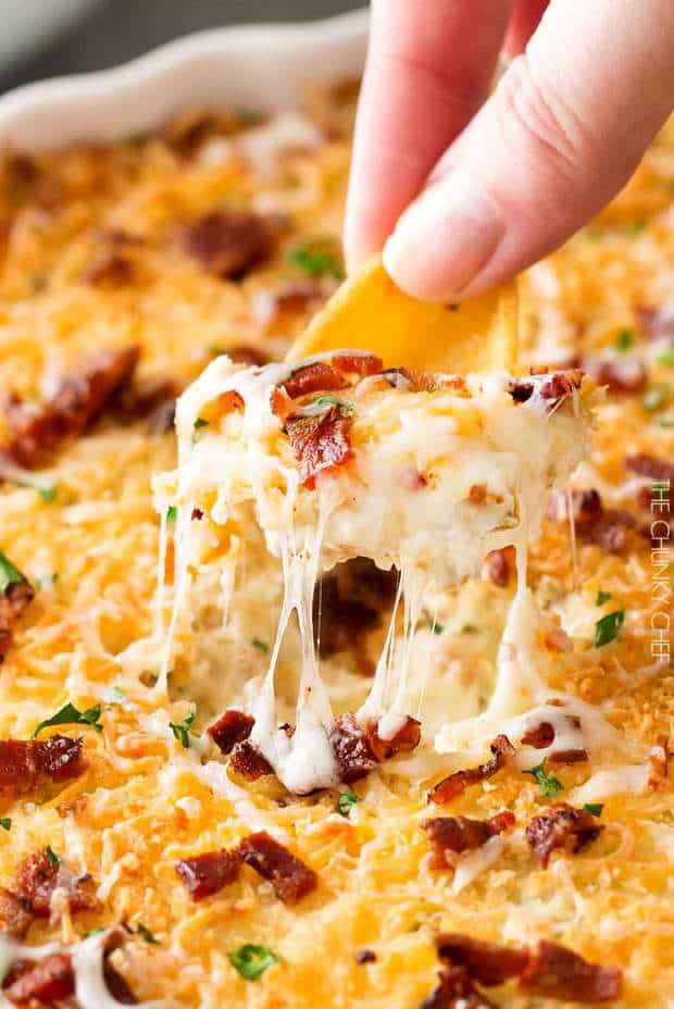 Cheesy Bacon Jalapeno Popper Dip