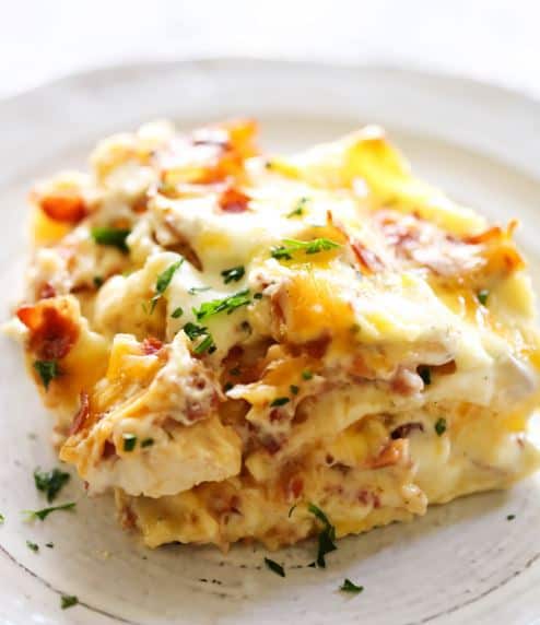 Chicken Bacon Ranch Lasagna