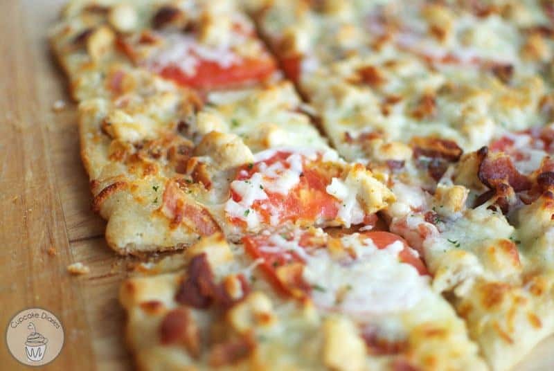 Chicken Bacon Ranch pizza