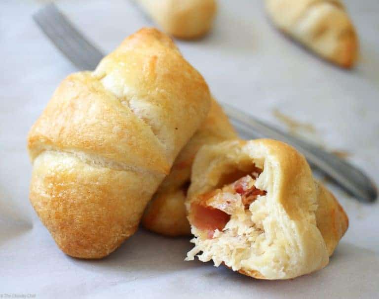 Chicken bacon ranch stuffed crescents