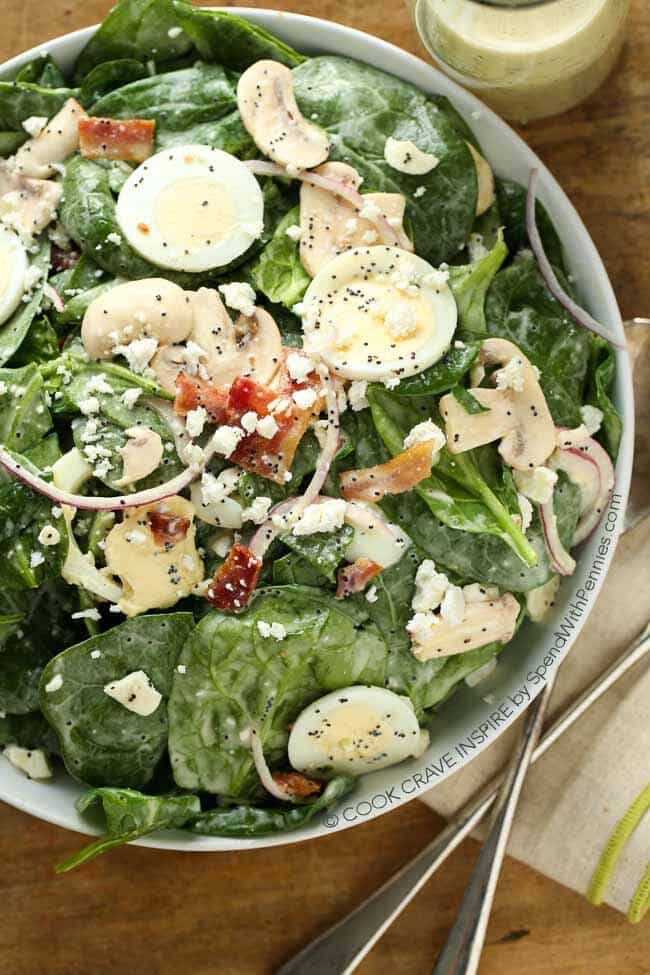 Classic Spinach Salad