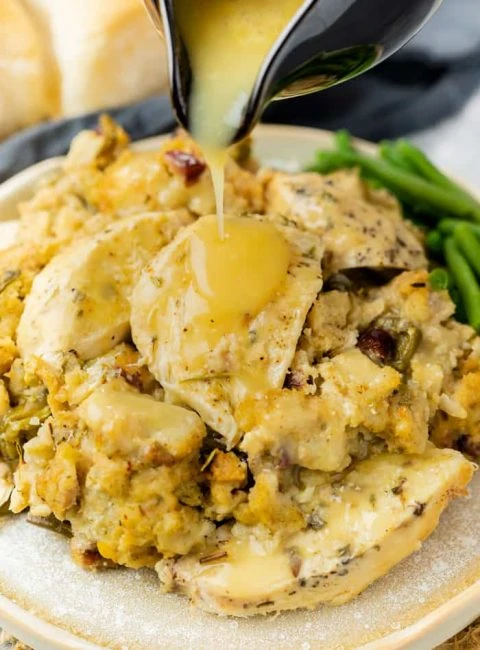 Crock Pot Chicken And Stuffing