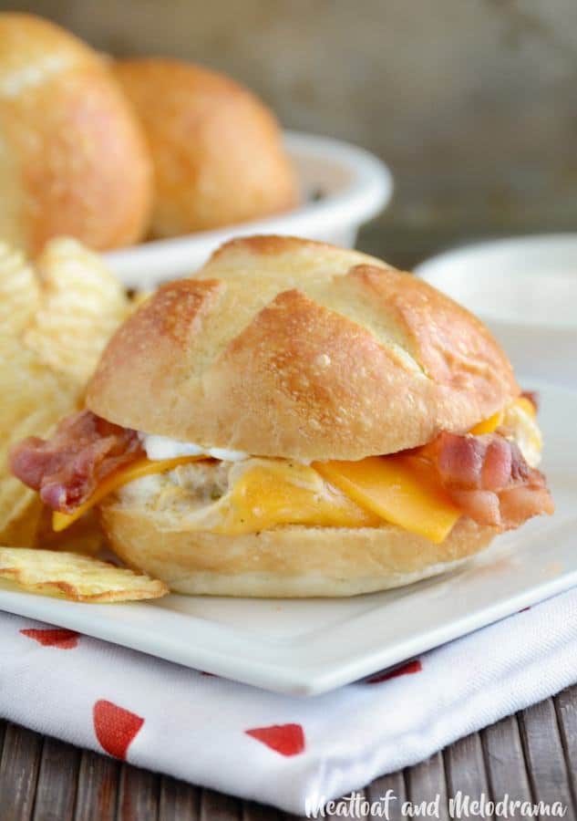 Crock-Pot Chicken Bacon Ranch Sliders