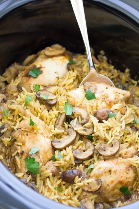 Crockpot Chicken And Mushrooms