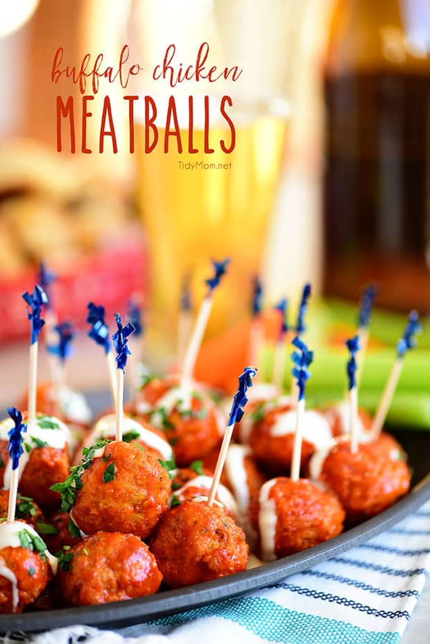 Crowd-pleasing Buffalo Chicken Meatballs