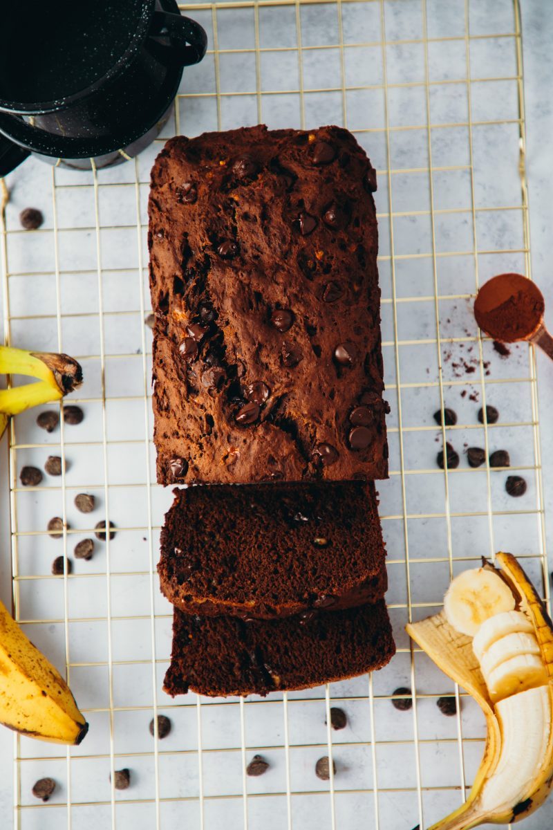 Double Chocolate Banana Bread