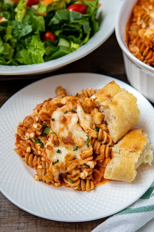 Easy 5 Ingredient Baked Rotini