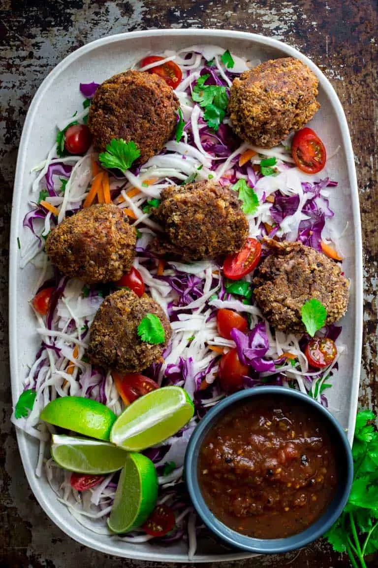 Five Ingredient Black Bean Croquettes