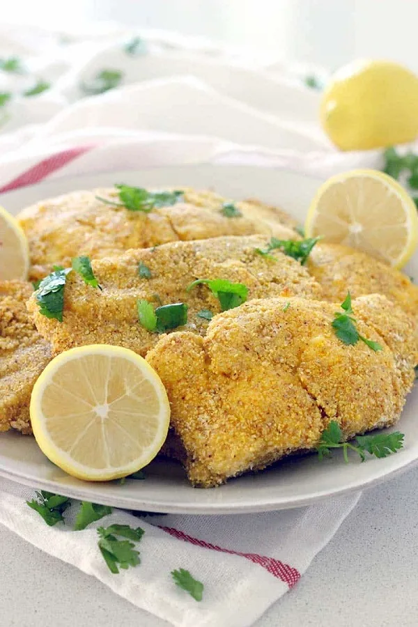 Four Ingredient Southern Style Oven-Baked Catfish