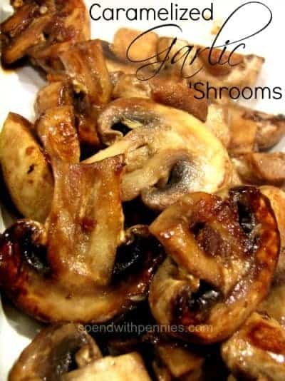 Fried Garlic Mushrooms