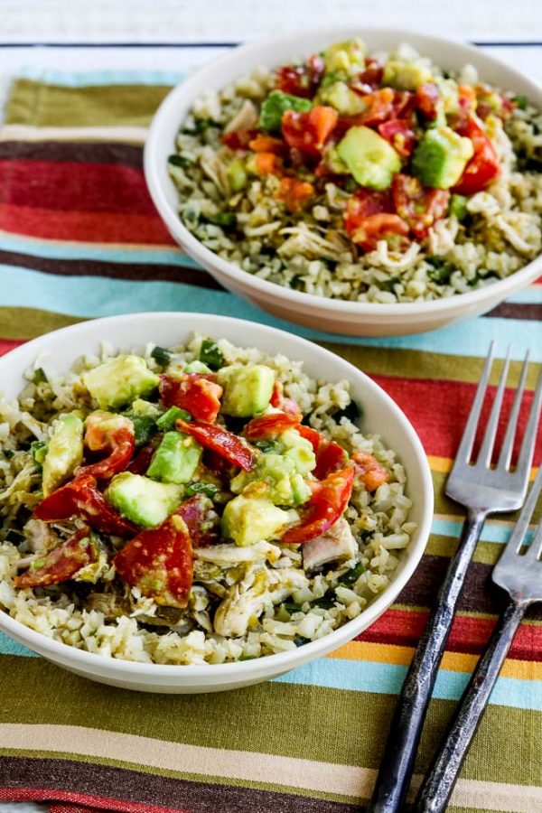 Green Chile Chicken Burrito Bowl