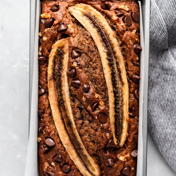 Healthy Whole Wheat Flour Banana Bread