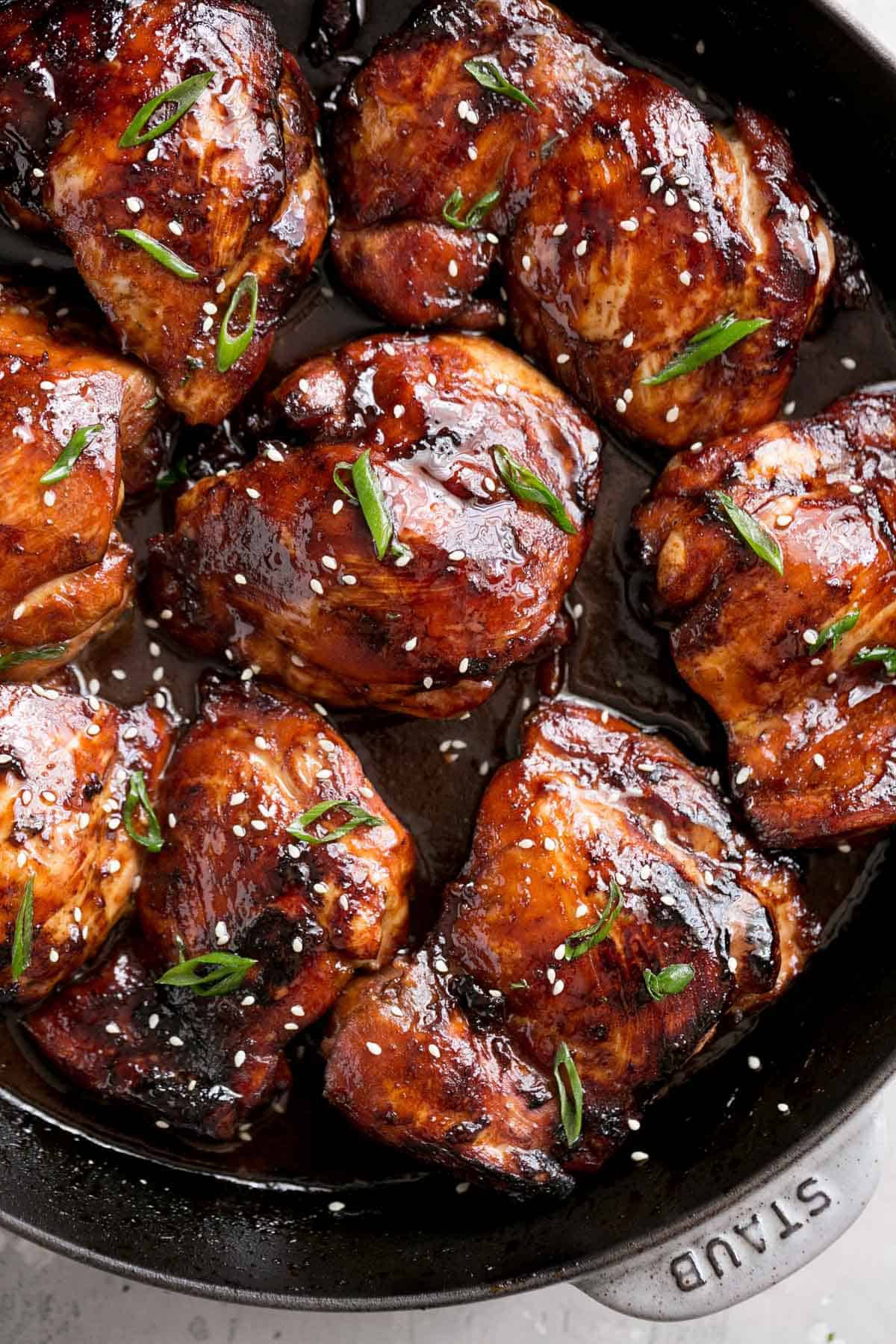 Honey Soy Baked Chicken Thighs
