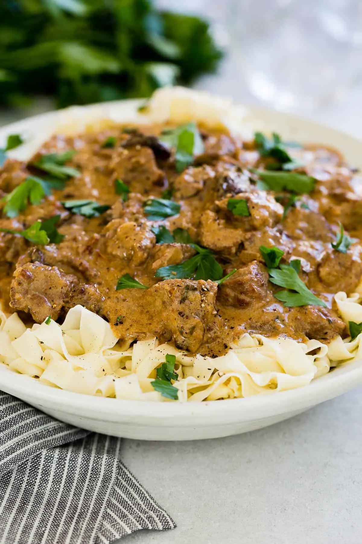 Instant Pot Beef Stroganoff