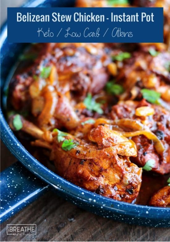 Instant Pot Belizean Stewed Chicken