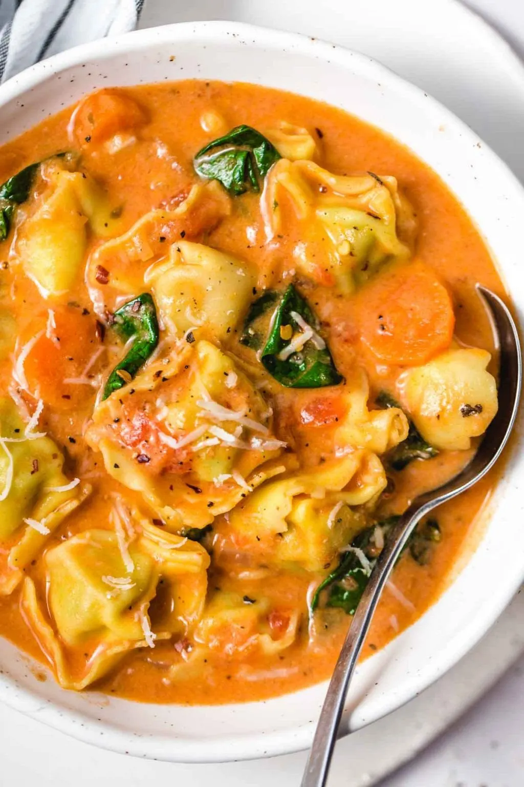 Instant Pot Creamy Tortellini Soup