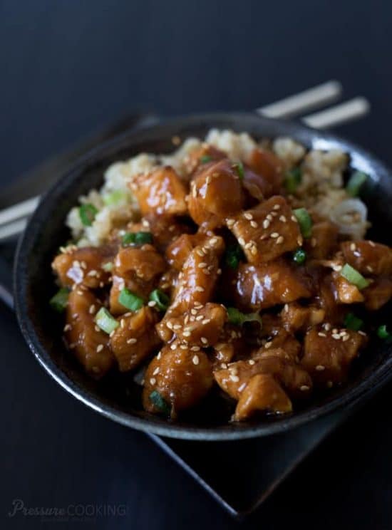 Instant Pot Honey Sesame Chicken