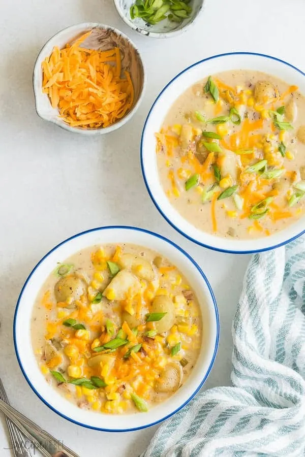 Instant Pot Potato Corn Chowder