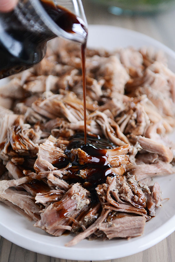 Instant Pot Sweet Balsamic Glazed Pork