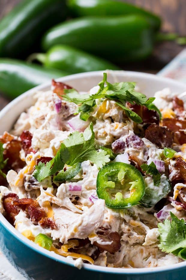 Jalapeno Popper Chicken Salad