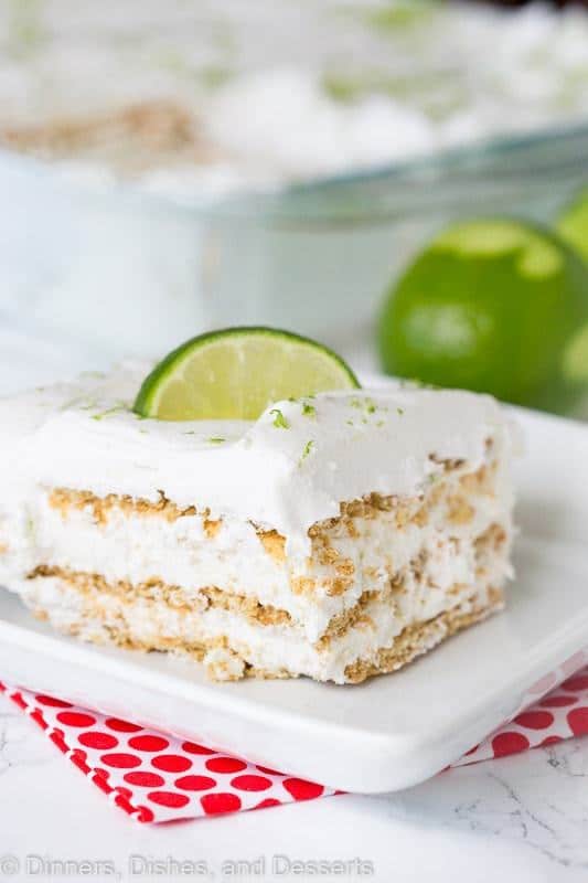 Key Lime Pie Ice Box Cake