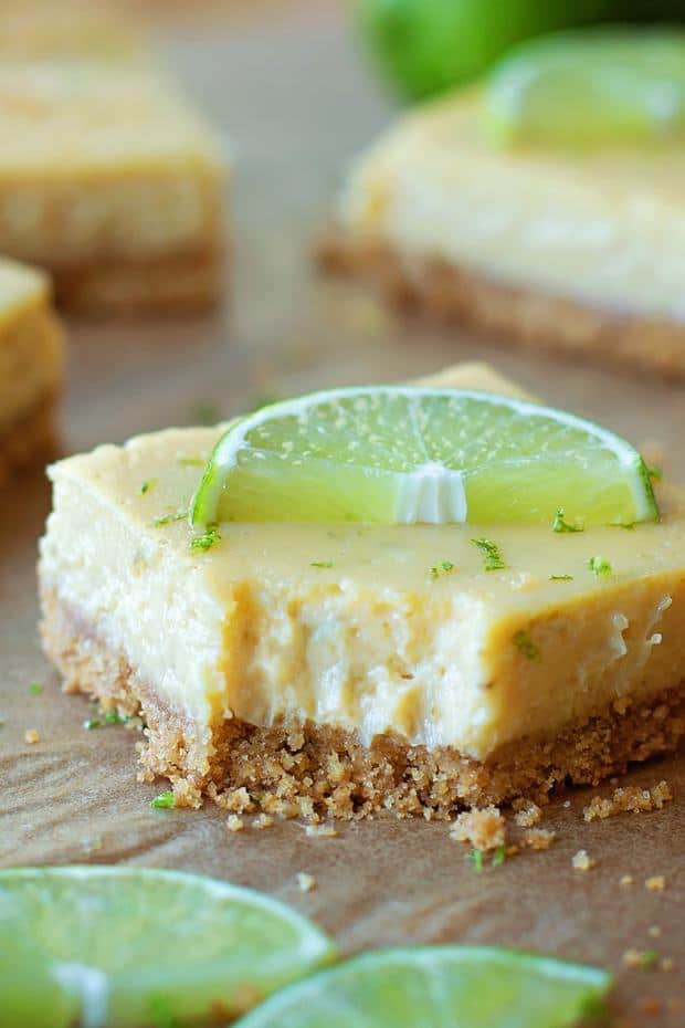 Key lime pie bars