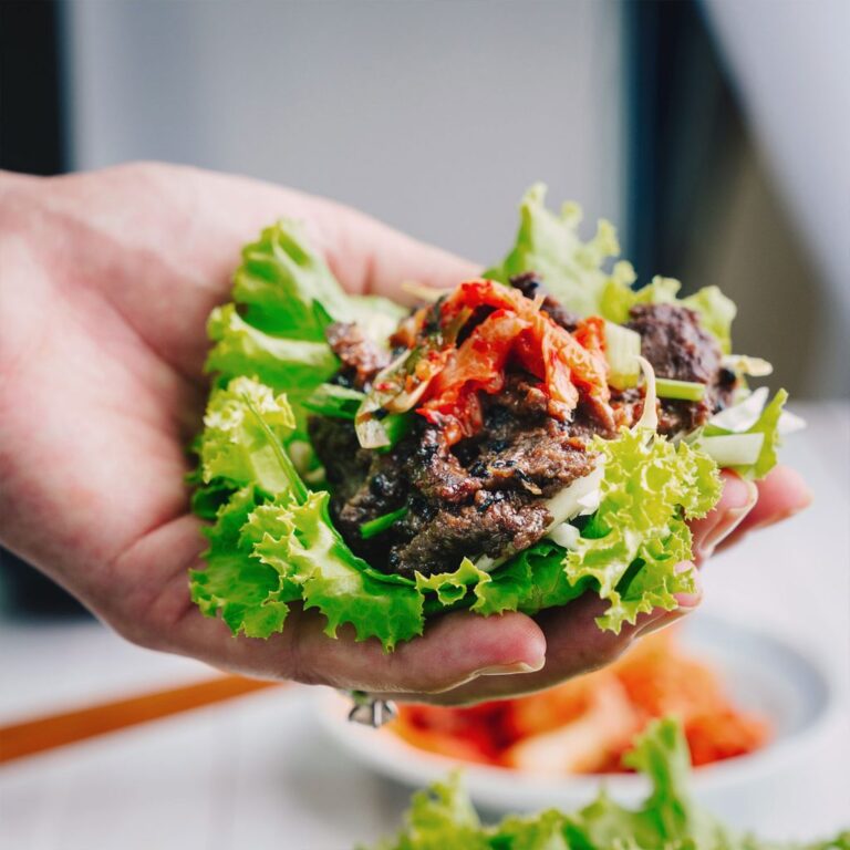 Korean Grilled Beef Lettuce Wraps