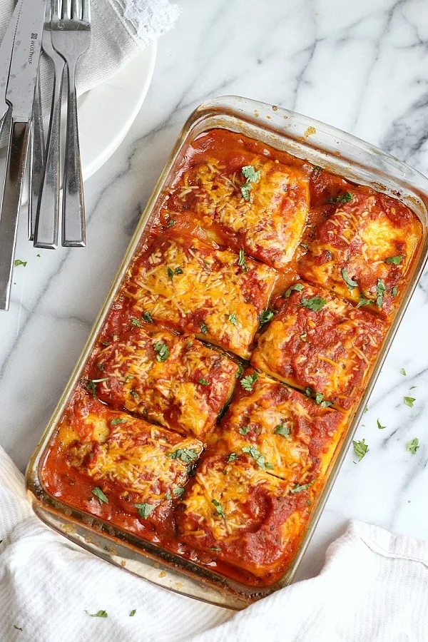 Low Carb Vegetarian Zucchini Lasagna