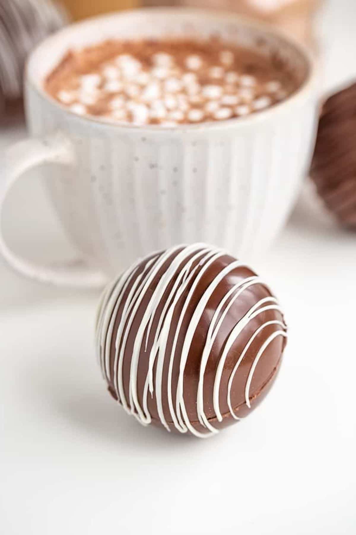 Marshmallow Hot Cocoa Bombs
