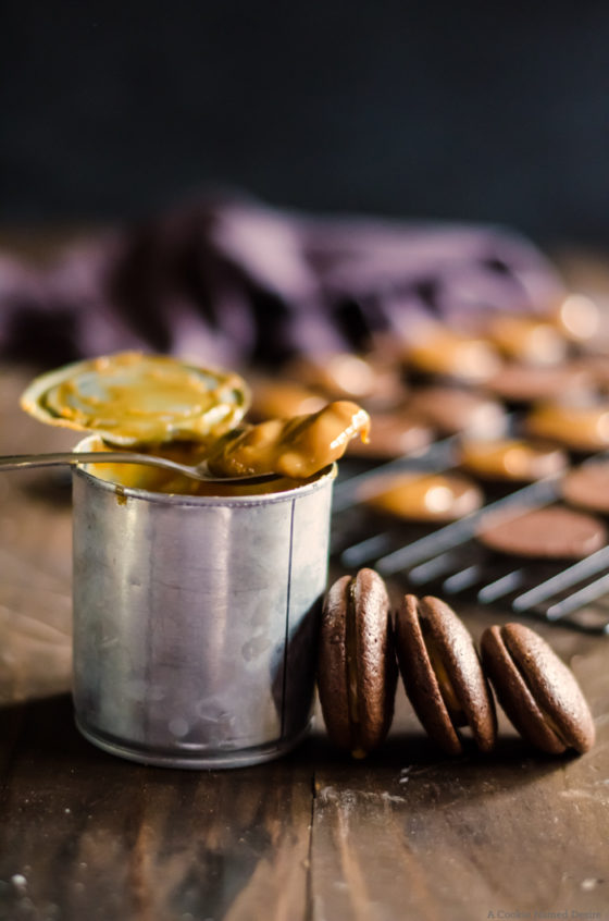 Mini Brownie Bites with Salted Dulce de Leche