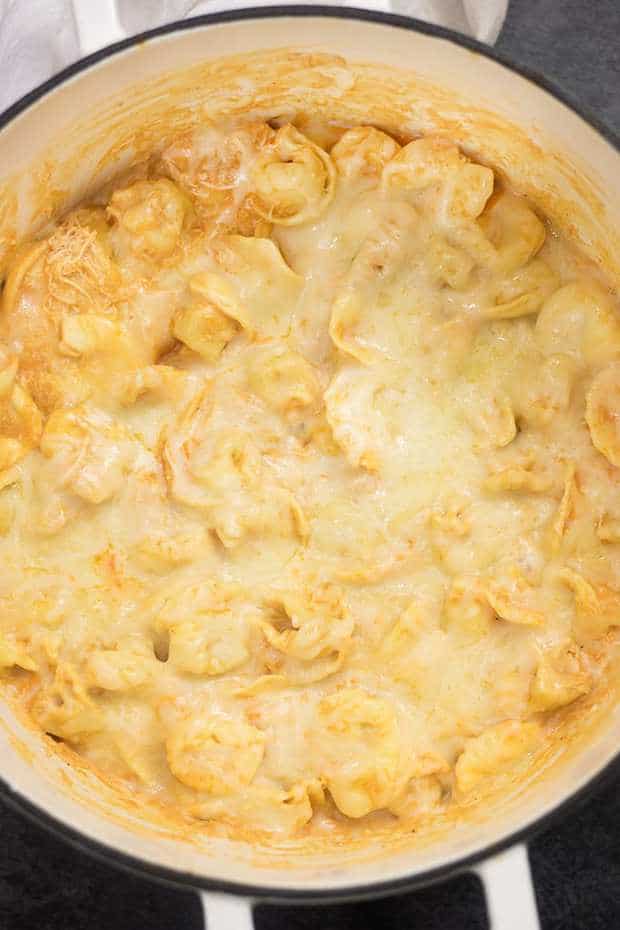 One Pot Buffalo Chicken Tortellini