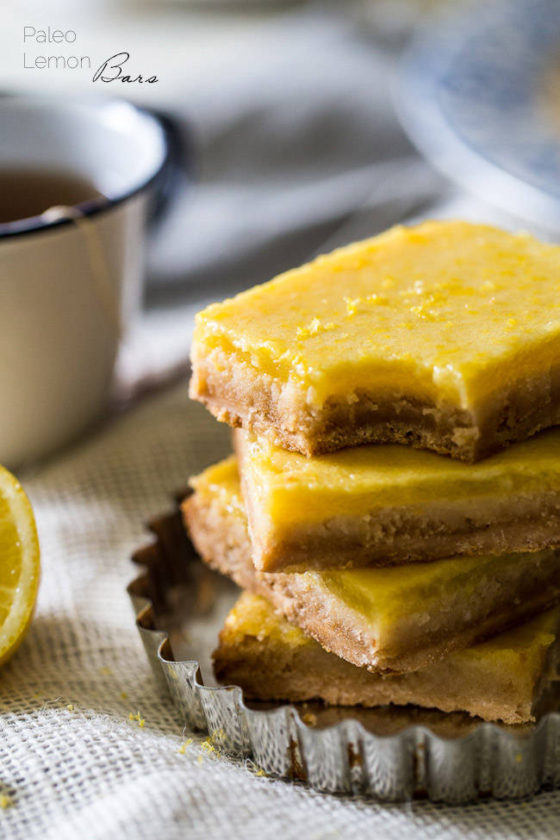 Paleo Lemon Bars