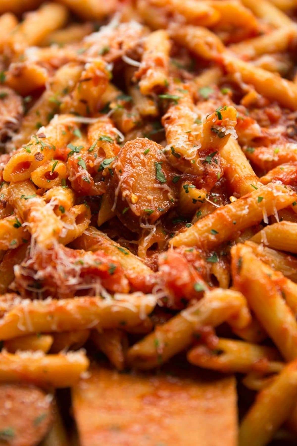 Penne Arrabiata Smoked Sausage
