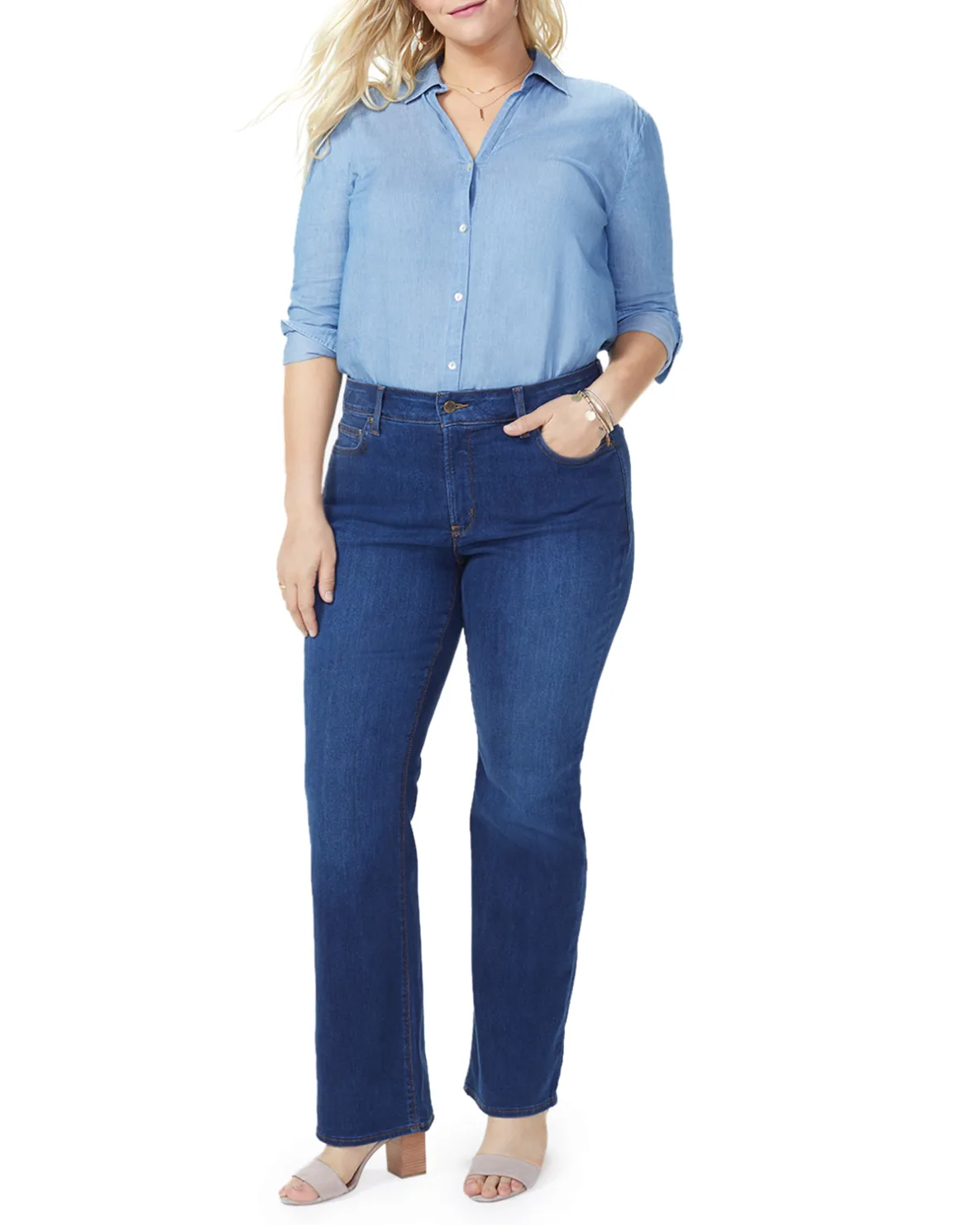 Plus Size Barbara Boot-Cut Jeans
