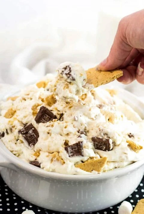 S’Mores No Bake Cheesecake Fluff