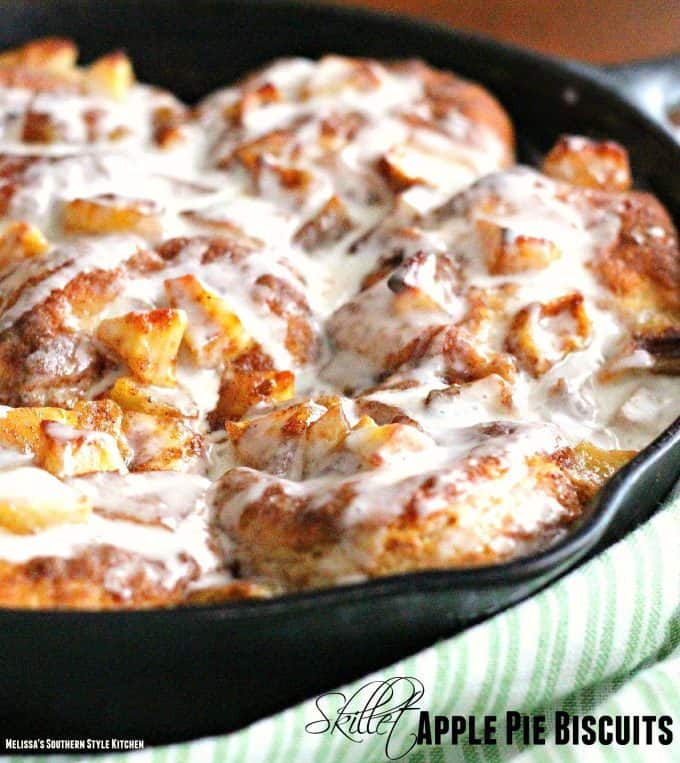 Skillet Apple Pie Biscuits