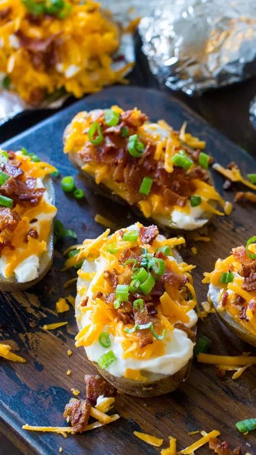 Slow Cooker Baked Potatoes