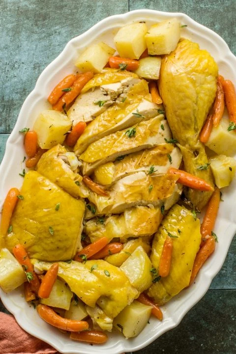 Slow Cooker Chicken Pot Roast