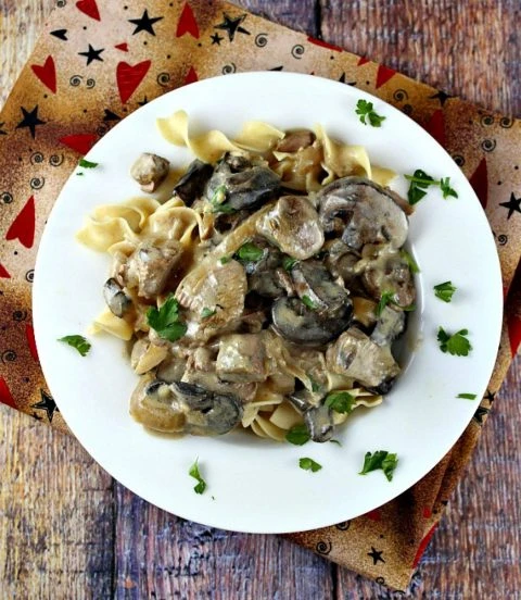 Slow Cooker Lamb Stroganoff