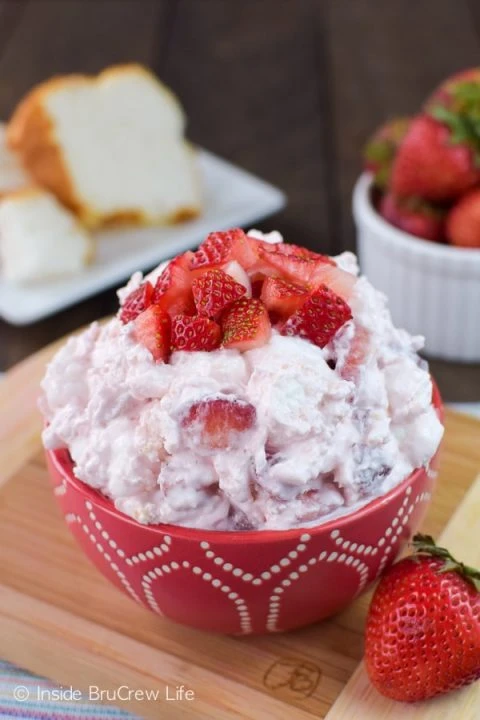 Strawberry Shortcake Fluff Salad